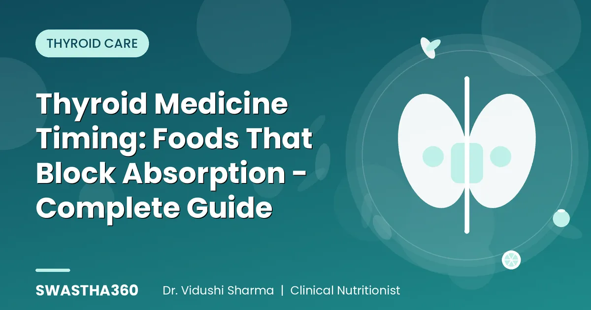 Thyroid Medicine Timing: Foods That Block Absorption