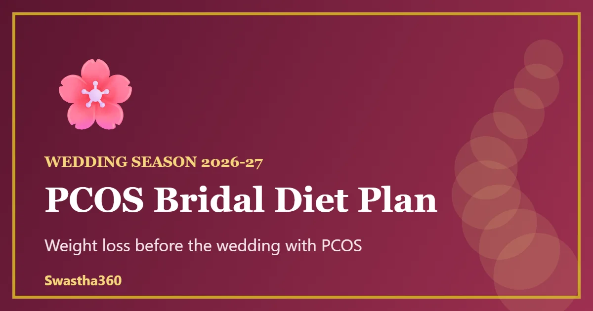 PCOS Bridal Diet Plan: How to Lose Weight Before Your Wedding with PCOS