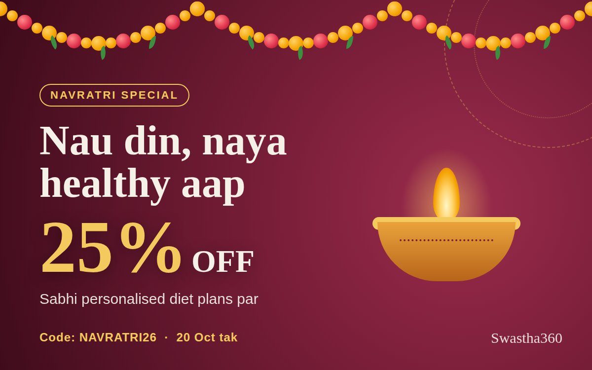 Navratri par 25% OFF — sabhi diet plans